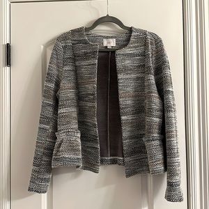 Ann Taylor Loft Blazer - Black Grey Pink - Size M